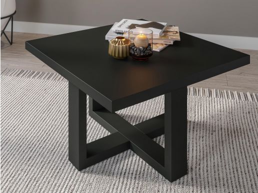 Table basse EWOK 75x75 cm noir