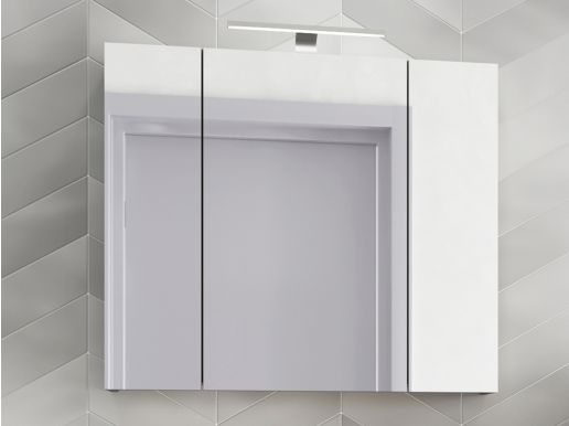 Armoire de toilette VASILIO 3 portes graphite