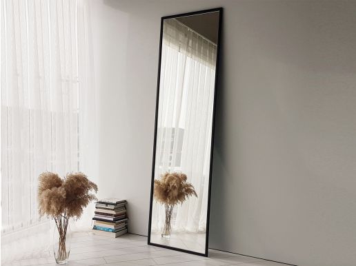 Miroir sur pied MERRY 170x50 cm noir