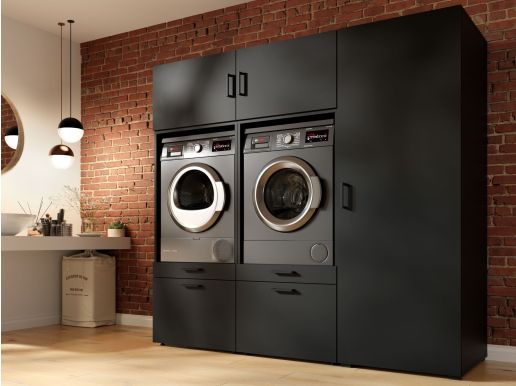 Meubles de buanderie ergonomiques : Accueillez votre machine à laver et