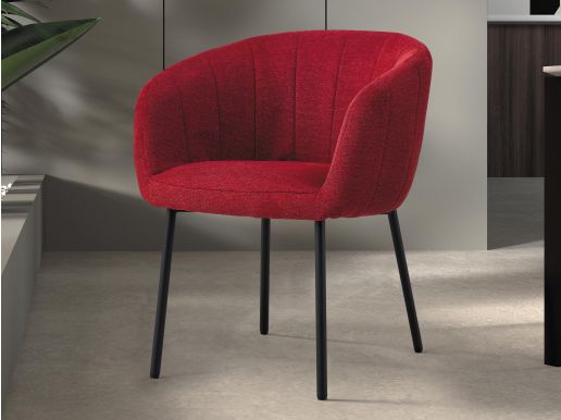 Chaise SEVALO rouge